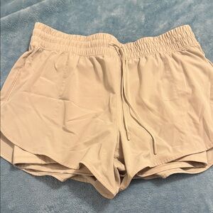 Yogalicious Women's Tan Athletic Shorts